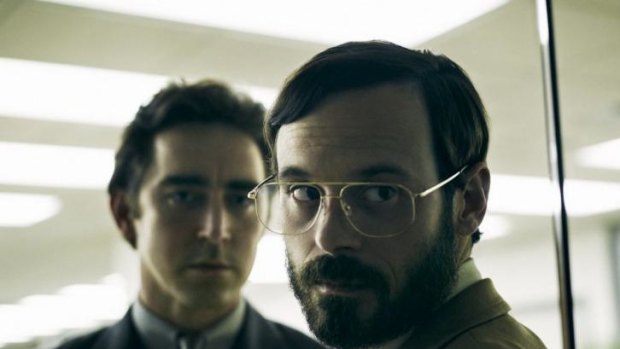 Joe MacMillan (Lee Pace) and Gordon Clark (Scoot McNairy) in <i>Halt And Catch Fire</i>.