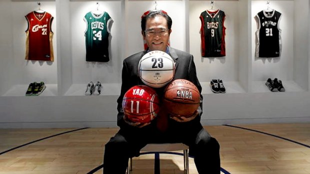 Tim Chen, the 'basketball diplomat' Telstra had been counting on.