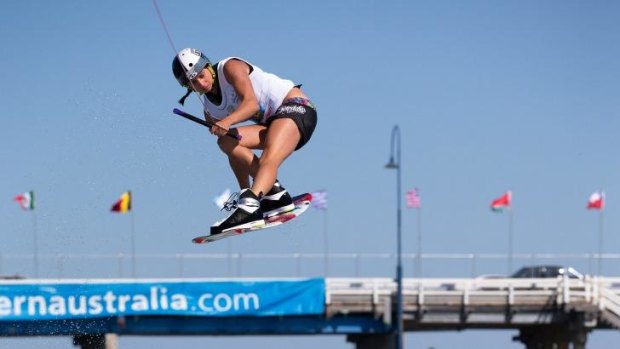 Wakeboard athlete Bec Gange will be among the competitors at the Action Sports Games.