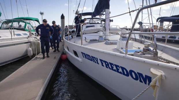 Cocaine cargo: the yacht Friday Freedom was used to smuggle 300 kilograms of cocaine into Australia.