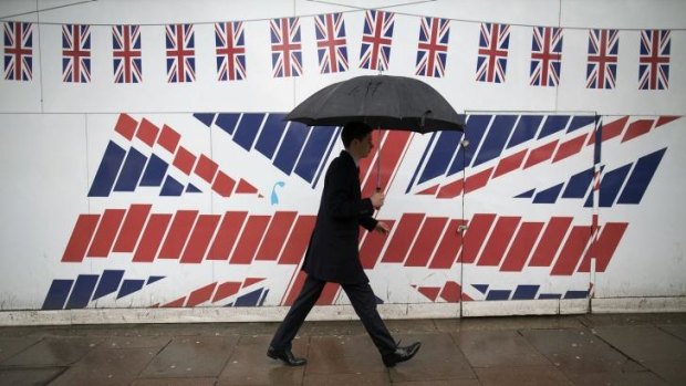 Union Jack jitters: A poll has shown 64 per cent of Britons support a change of flag if Scotland secedes.