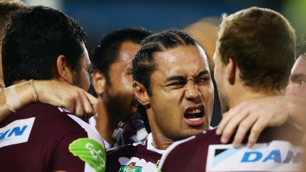 Fired up: Steve Matai admits he would be on the sideline if it wasn't for Manly's finals chances.