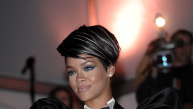 Rihanna arrives at the Metropolitan Museum of Art's Costume Institute Gala in New York.