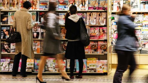 Newspapers and magazines have bore the brunt of a downturn in Australia's advertising market.