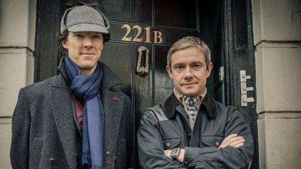 Unsolved mystery as to why <i>Sherlock</i> star continues to miss out at BAFTAs ... Sherlock Holmes (Benedict Cumberbatch) and John Watson (Martin Freeman).