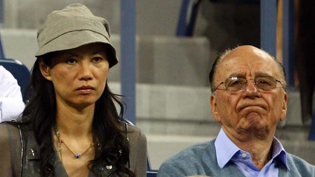 Fake ...  a Twitter user purporting to be Wendi Deng told Rupert Murdoch to delete his tweet.