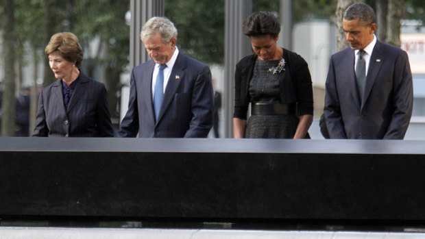 Presidents past and present remember the victims of the 9/11 attacks.
