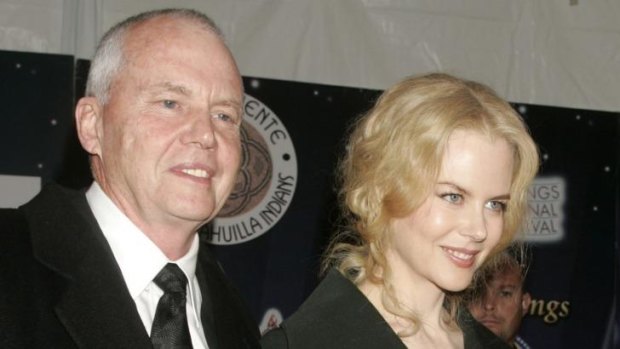 Famous father: Antony Kidman with his daughter Nicole at the 2005 Palm Springs Film Festival.