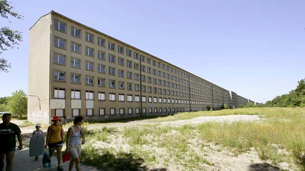 Originally built as the world's biggest hotel, the building stretches along 4.5 km of one of Germany's best beaches with 10,000 rooms.