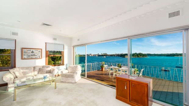 The McMahons Point home went under the hammer for $8.3 million.