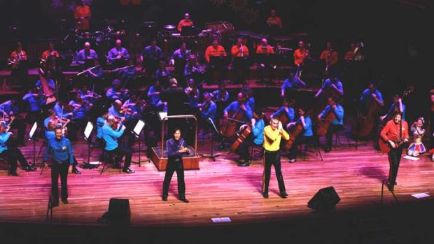 The Wiggles play their first show with the Melbourne Sydney Orchestra at Hamer Hall.