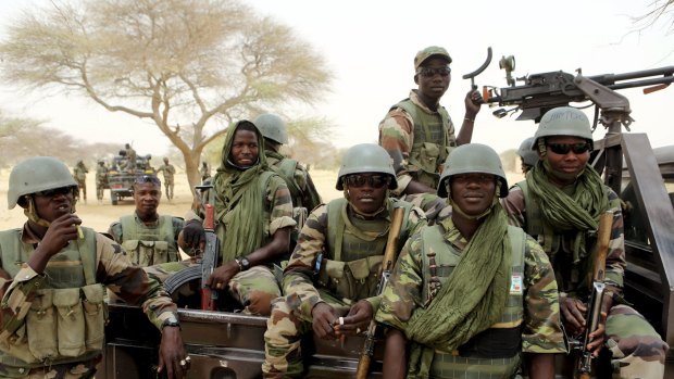 Nigerian special forces prepare to fight Boko Haram in Diffa on Wednesday. 