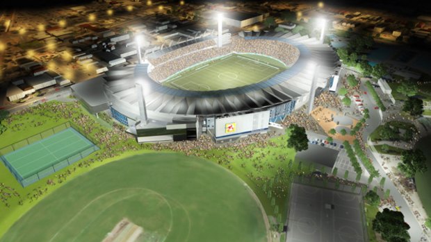 Proposed redevelopment of Skilled Stadium (Geelong football ground) should Australia successfully bid for the World Cup in 2018 or 2022.