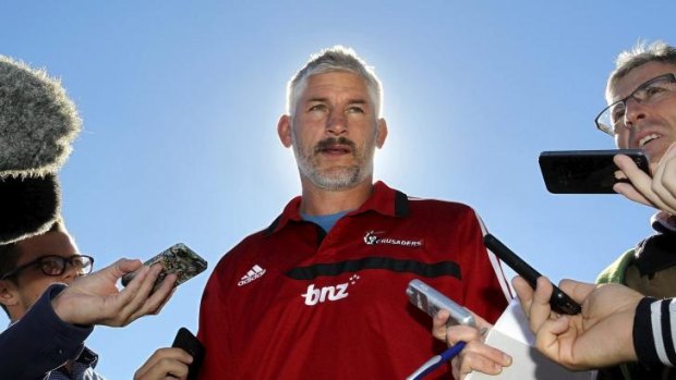 There's no place like home: Crusaders coach Todd Blackadder.