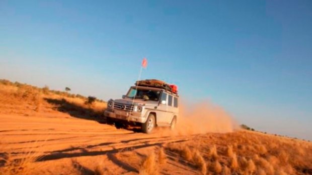 The couple was heading to Warburton when their vehicle got bogged.
