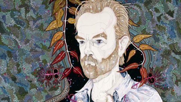 Serious enough?: The 2013 Archibald Prize  winning portrait of Hugo Weaving, by Del Kathryn Barton.