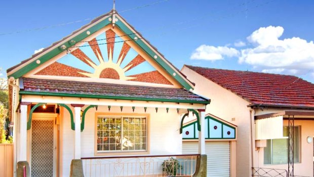 Middle ground ... this two-bedroom cottage in King Street, Rockdale, sold for $657,500 in July.
