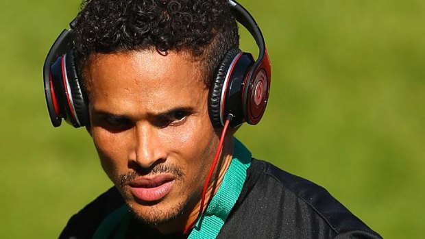 Centre of attention ...John Steffensen, pictured in Tonbridge on Monday.