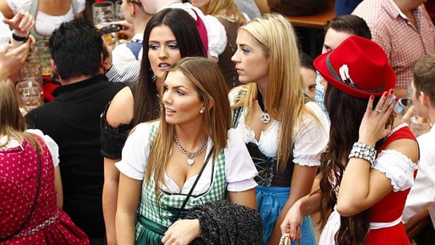 A decade ago, waitresses at Oktoberfest were the only ones in dirndls, the Bavarian peasant-inspired, corseted dresses featuring white blouses and coloured aprons. Now, Munich's annual beer festival is a sea of traditionally-clad tourists.