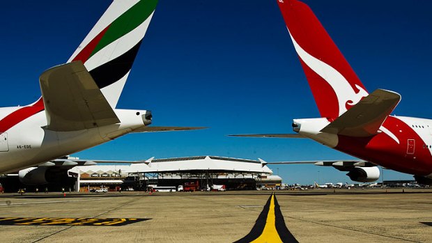 Qantas says its switch from Singapore to Dubai as the stopover destination for its Europe flights will save travellers time.
