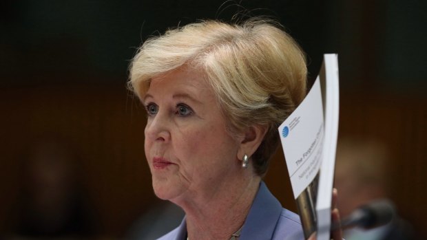 "Professor Triggs is holding the report in her LEFT hand! See? BIAS! Everyone, to Lake Burley Griffin to see if she floats!"