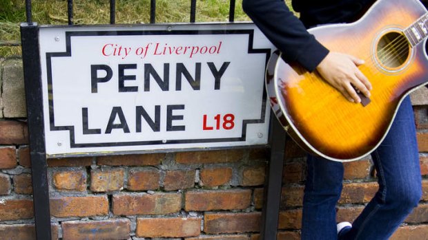 Penny Lane, immortalised by Paul McCartney.
