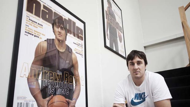 Looking ahead &#8230; Golden State Warriors centre Andrew Bogut continues his recovery from a broken ankle suffered during the Boomers star's stint with Milwaukee in the NBA.