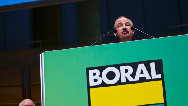 Shares in Boral were placed in a trading halt on Monday after it announced a $3.5b deal to buy Headwaters Corp. 