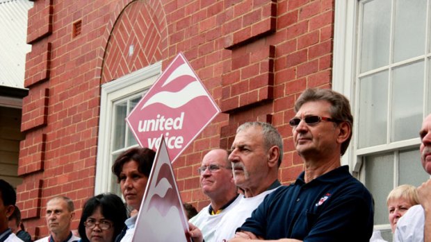 United Voice says it will ramp up its campaign against the State Government's plans to privatise hospitals.