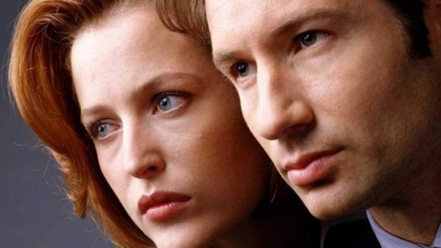 Back for a reboot? ... <i>The X Files</i>' Scully and Mulder.
