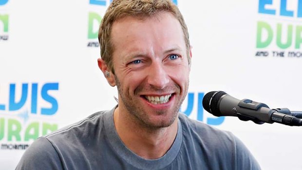 Coldplay singer Chris Martin.
