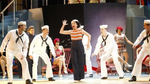 Caroline O'Connor in <i>Anything Goes</i>. 