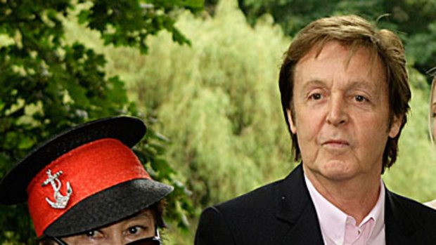 Environmental benefits ... Yoko Ono and Paul McCartney want the British to go meat-free once a week.
