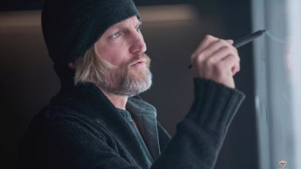 Woody Harrelson as Haymitch Abernathy.