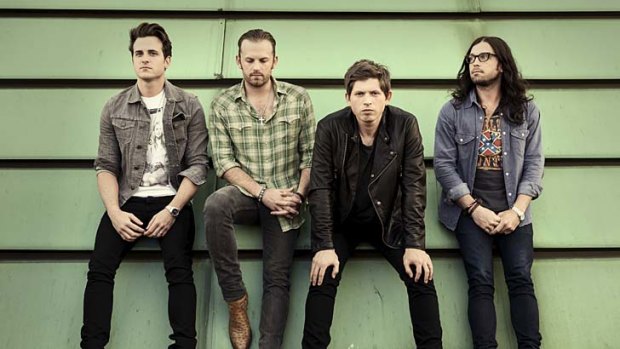 Family band: Kings of Leon are Jared (bassist), Caleb (singer), Matthew (guitarist) and Nathan Followill (drummer).