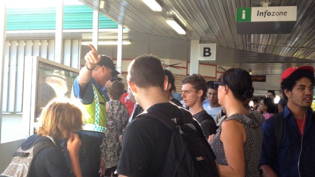 Passengers are trying to get more information about the delays. Photo: Aja Styles