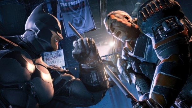 Deathstroke is just one of around a dozen (yes, a dozen) villains that show up in Batman: Arkham Origins