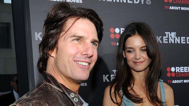 Split ... Tom Cruise and Katie Holmes.