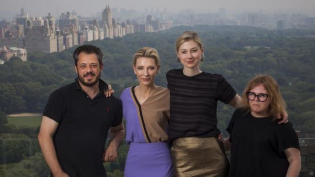 Celebrated: Benedict Andrews, Cate Blanchett, Elizabeth Debicki and Alice Babidge in New York.