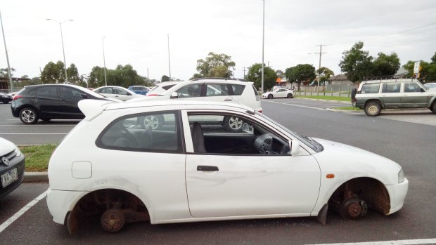 Creina O'Grady's car was broken into at Melton Railway Station.