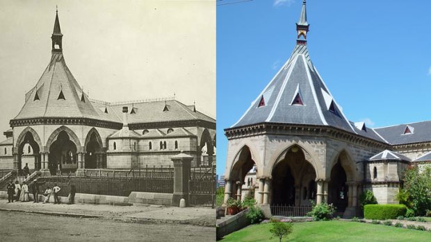 Now and then: Mortuary Station.