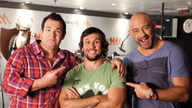 Gus Worland, Matty Johns and Mark Geyer form Triple M's Grill Team