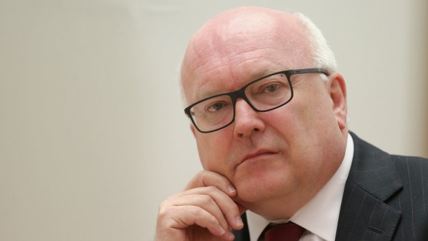 Attorney-General George Brandis maintains the new restrictions are legal.
