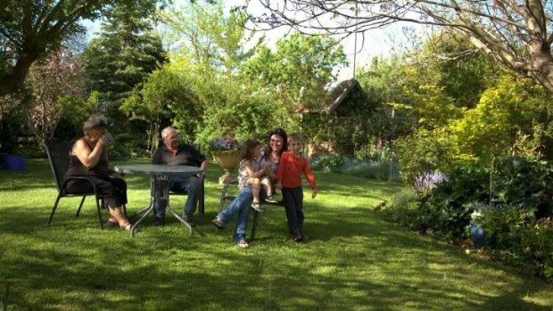 The Rapers at home in their Braidwood piece of garden heaven.
