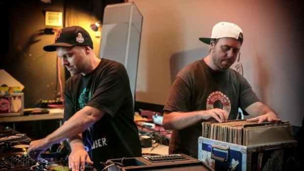 In tune: DJ Shadow and Cut Chemist.