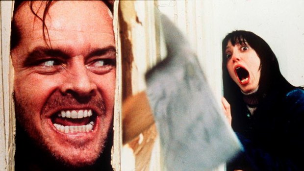 The quality end: Jack Nicholson has a breakthrough in <i>The Shining</i>.
