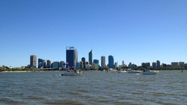 Australia Day celebrations on the Swan River.