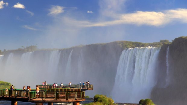The Devil's Throat is the highest of the Iguazu Falls.