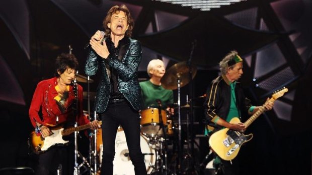 The Rollings Stones perform at Adelaide Oval on October 25.
