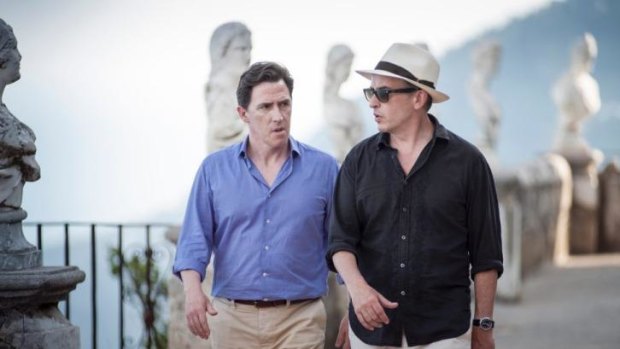 Rob Brydon and Steeve Coogan on the road again in <i>The Trip to Italy</i>.